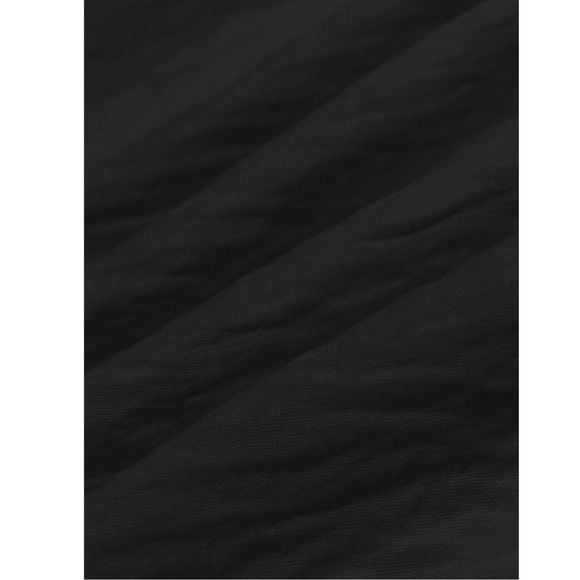 Loose Fitting Black Backless Drawstring Cami Long Maxi Dress - Picture 5 of 7